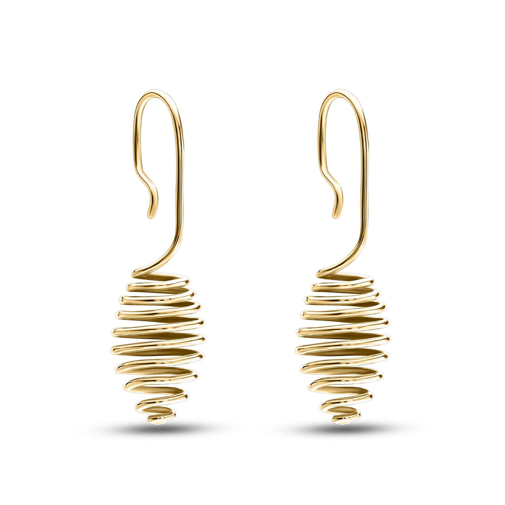 Handcrafted Minimalist Earrings - Ellipse