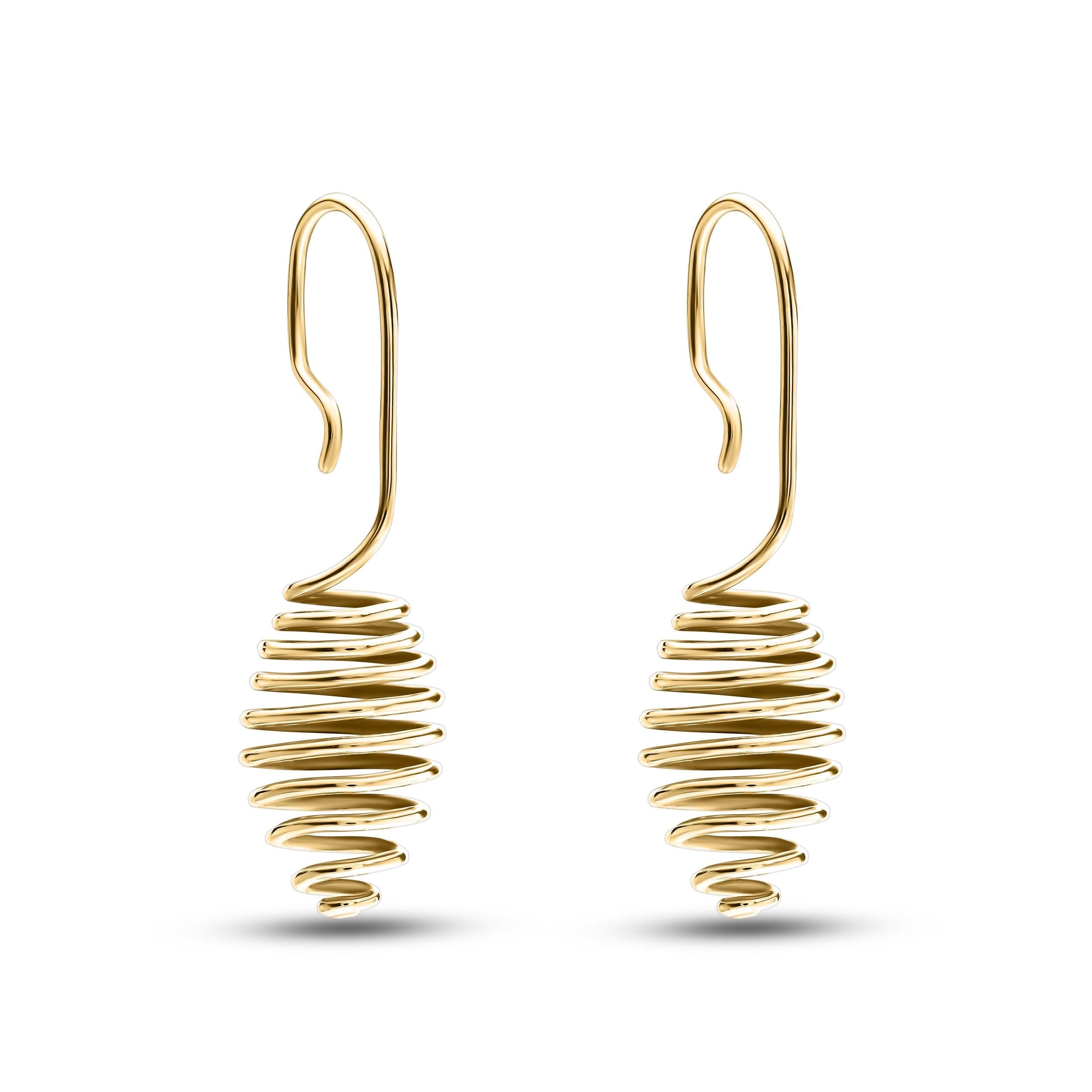 Handcrafted Minimalist Earrings - Ellipse