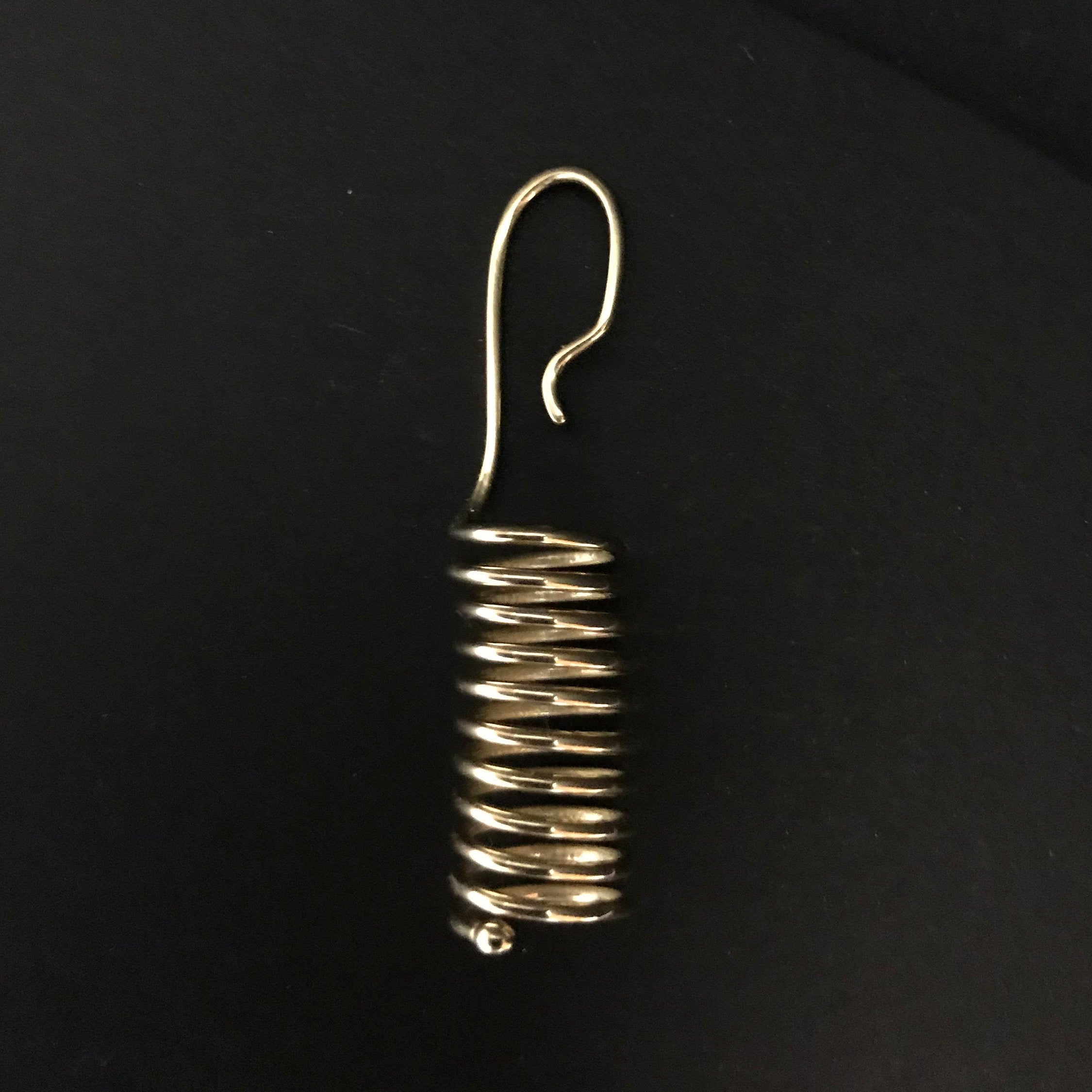 Handcrafted Minimalist Earrings -  Cylinder