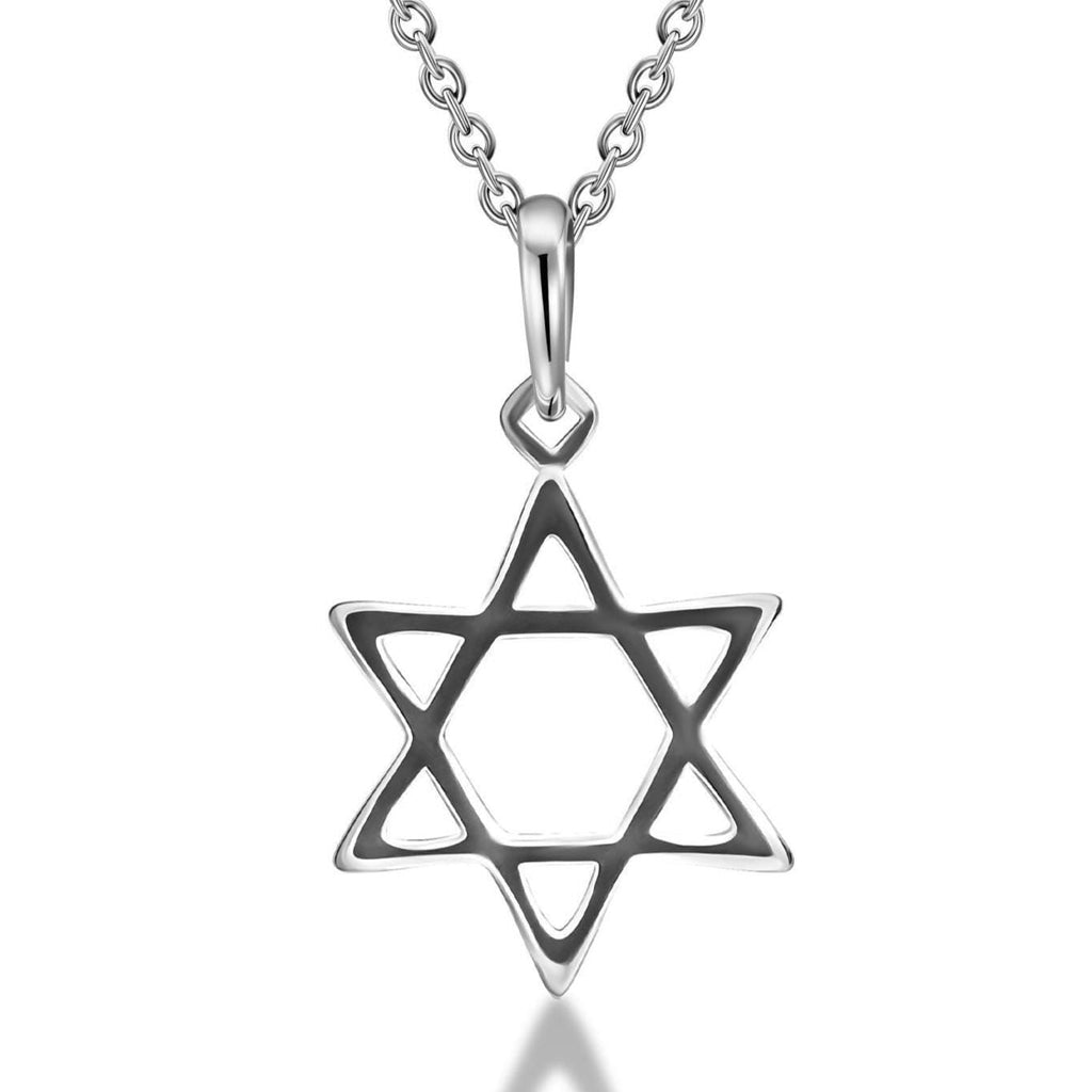 Gold Star of David Pendant Handcrafted