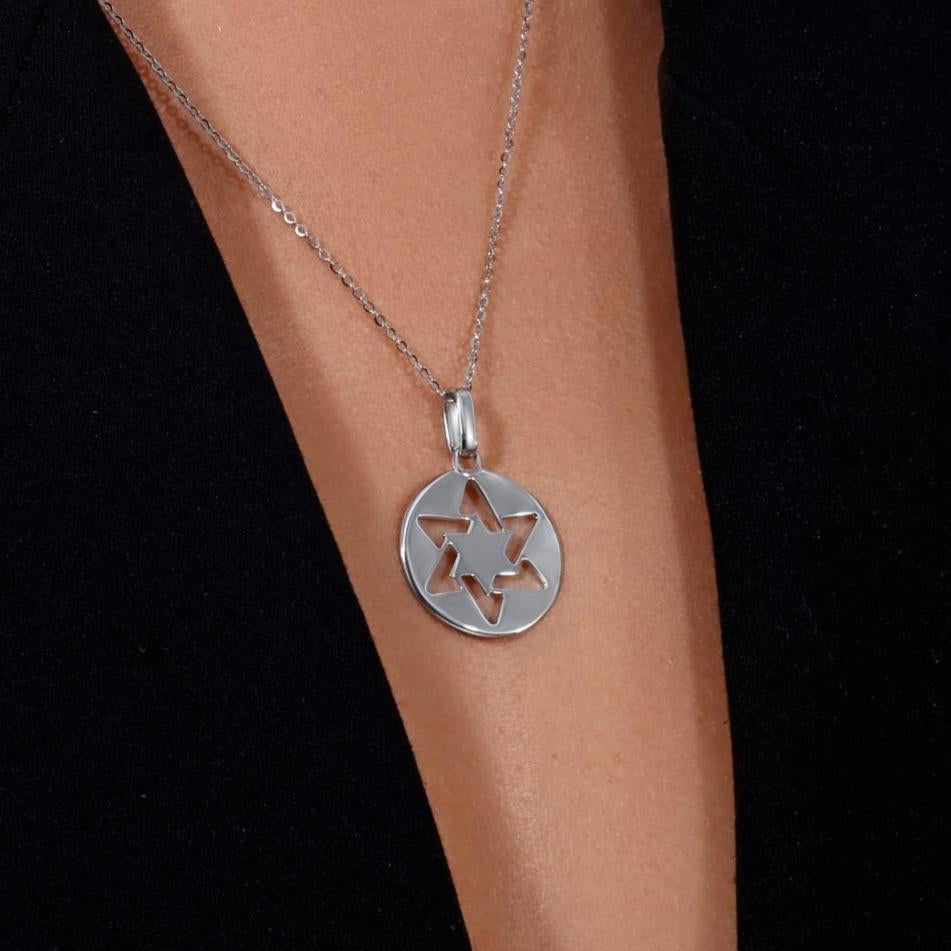 Star of David Pendant Handcrafted
