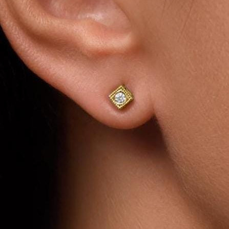 Yellow Favorite Carnation with Diamond Handcrafted