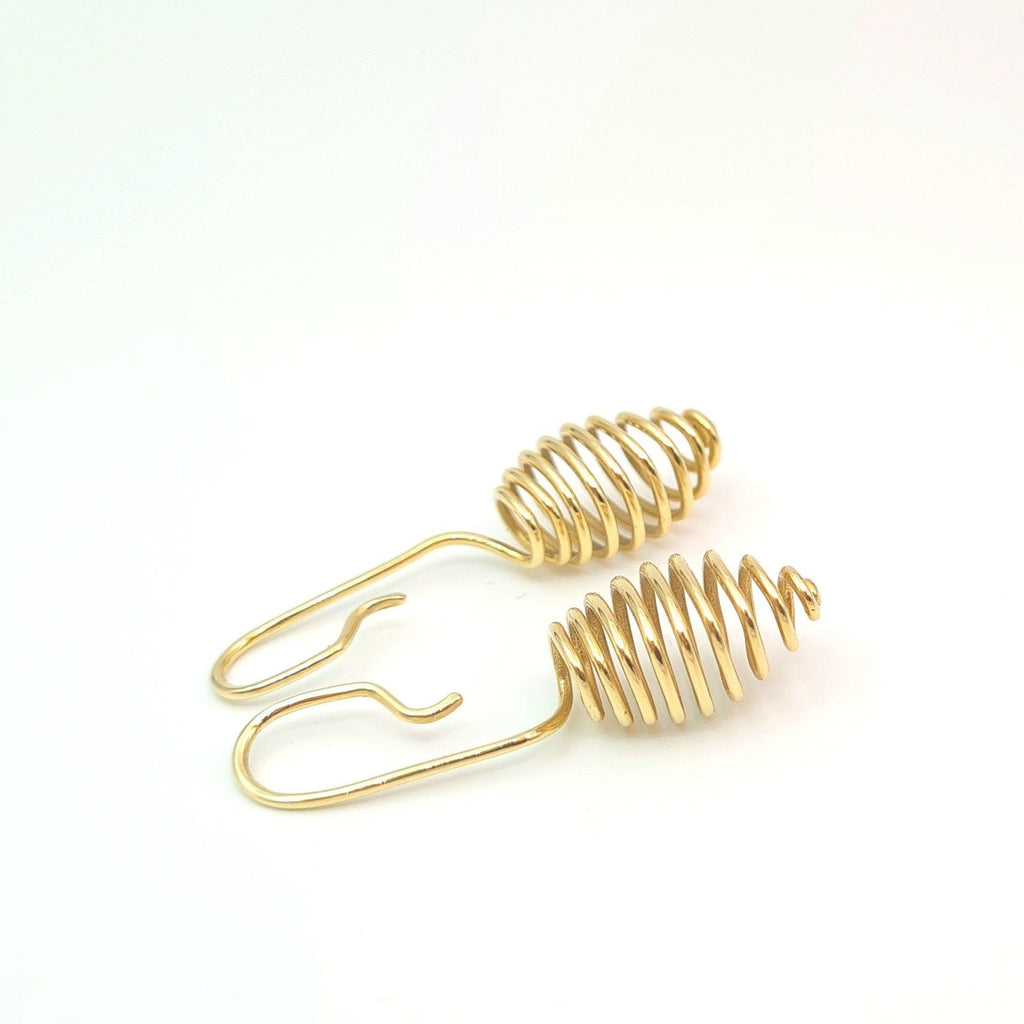 Handcrafted Minimalist Earrings - Ellipse