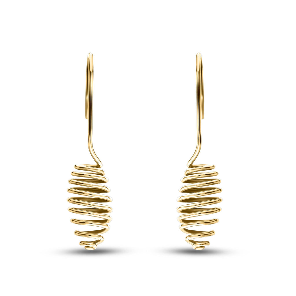 Handcrafted Minimalist Earrings - Ellipse