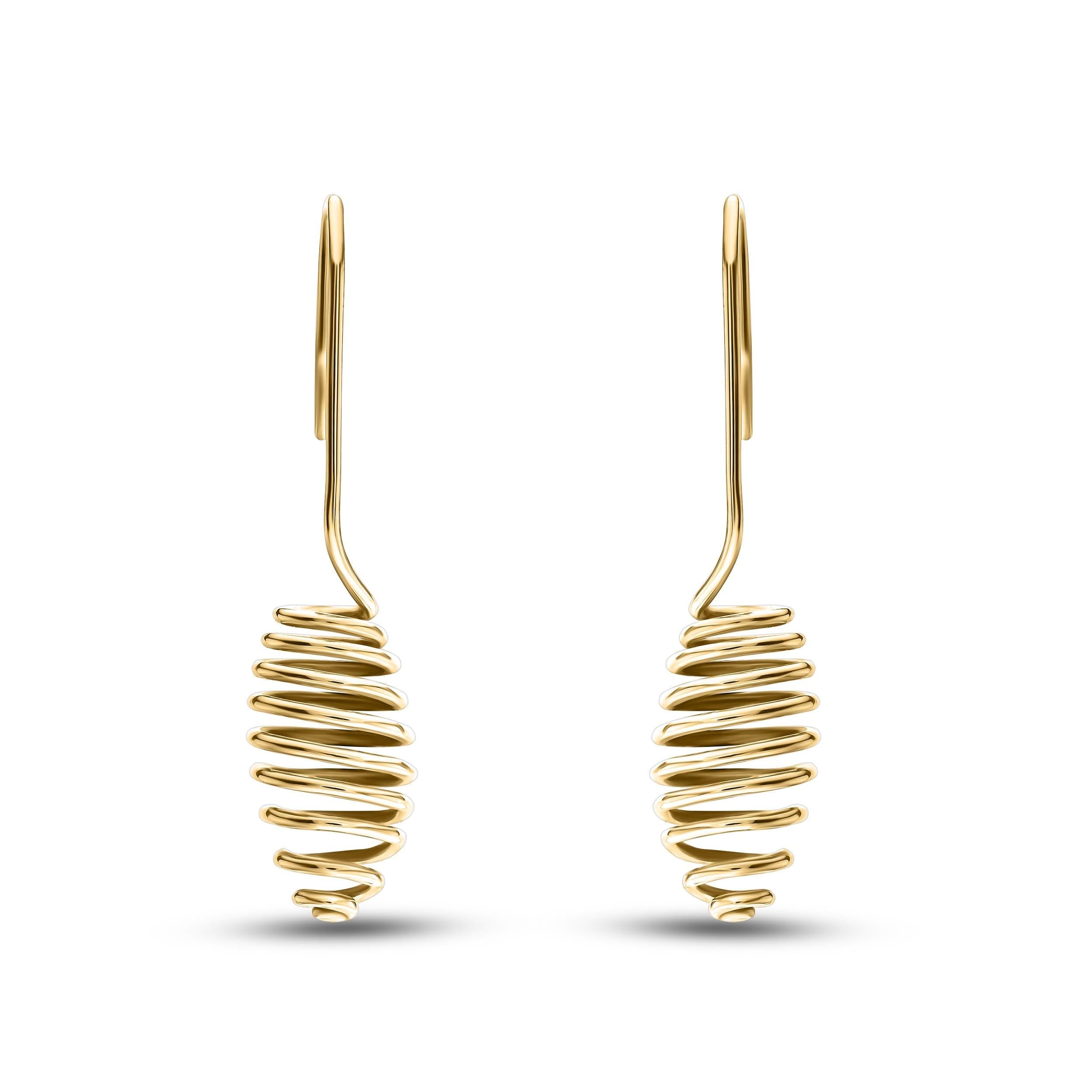 Handcrafted Minimalist Earrings - Ellipse