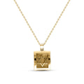 Gold Star of David Pendant Handcrafted
