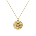 Amulet with Star of David and Menorah Handcrafted