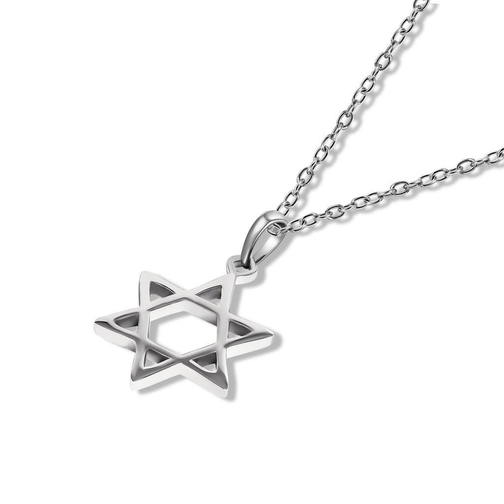 Gold Star of David Pendant Handcrafted