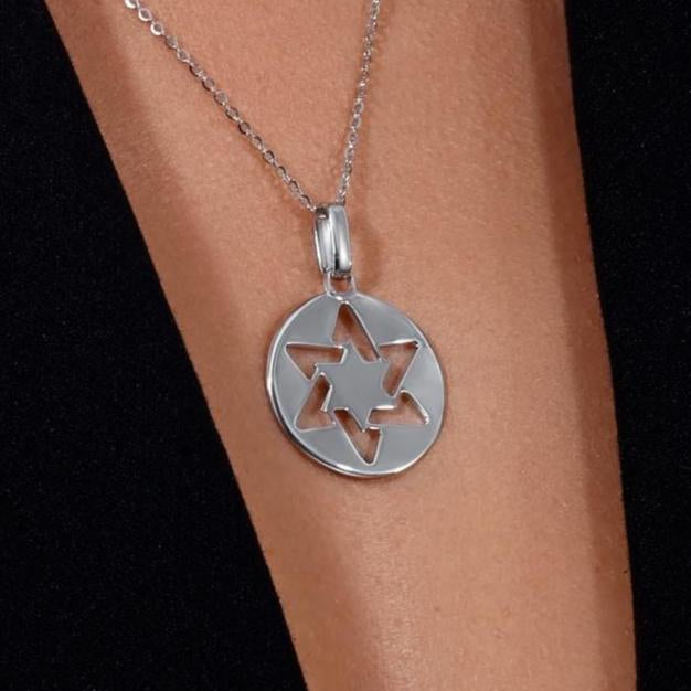 Star of David Pendant Handcrafted
