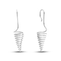 Handcrafted Spiral Earrings.