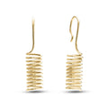 Handcrafted Minimalist Earrings -  Cylinder